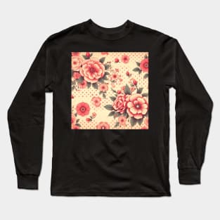 Pink Flowers Long Sleeve T-Shirt